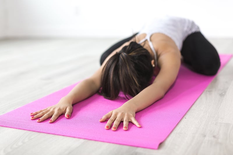 Desk Yoga Poses